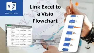В этом видео объясняется, как связать Excel с блок-схемой Visio.