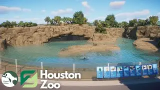 Sea Lion Cove with an underwater tunnel | Houston Zoo in Planet Zoo Ep.10