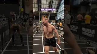 Men&rsquo;s open on the burpees. Subscribe for more. #hyroxmanchester #burpees #hyrox