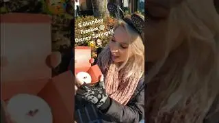 5 Birthday FREEBIES at Disney Springs!! #shorts #disneyworld #disneyparks #disneytips #disneysprings
