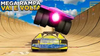 CORRIDA VAI e VOLTA NA MEGA RAMPA DE SKATE COM DUPLO SALTO no GTA 5 ONLINE!