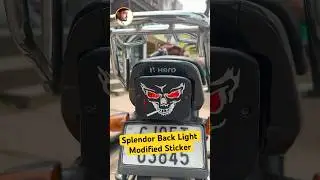 😈 Splendor Back Light Modified Sticker&hellip;.#shorts #trendingshorts #splendormodified #backlight