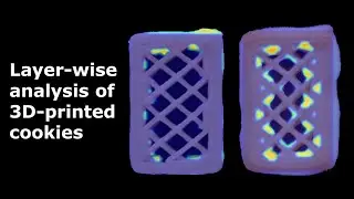 Layer-wise analysis of 3D food printing