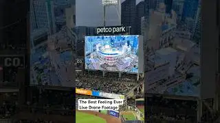 Live Drone Footage for Major League Baseball/San Diego Padres #dronevideo