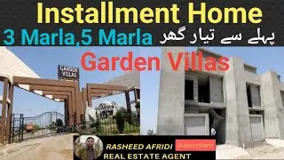 House for sale on Installment#3marla/5marla/Garden Villas Peshawar