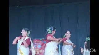 My mother's  thiruvathira ###in my school