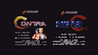 Childhood 90s Video Game Play - Contra & Super Contra (1987)