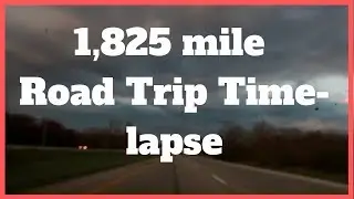 Arizona to Indiana Road Trip Time-lapse