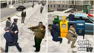 Cop Kills A Security Guard #2 | GTA IV