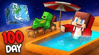 Mikey and JJ Survive 100 Days on MARS in Minecraft (Maizen)