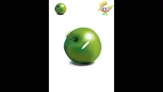 Green Apple | How to draw & color digitally | #DigitalArt | #MumuTv