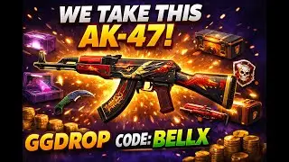 It's really nice, we take this AK-47! GGDROP CODE: BELLX