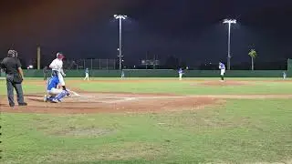 Grant Balic pitching game 1  First Inning of 2025 Perfect Game 14u Showcase