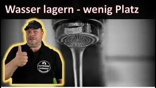 Wasservorrat: Wasser richtig lagern mit wenig Platz? z.B. f&uuml;r einen Blackout. - Waterbob 220l Test