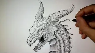 Comment dessiner une t&ecirc;te de Dragon [Tutoriel]