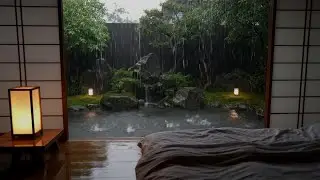 Luxury Rain Sounds with Soft Piano Music for Premium Sleep