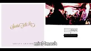 Santa Tell Me (Story Of A Girl) - Ariana Grande & Nine Days (Mashup)