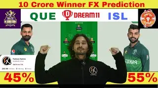 QUE vs ISL Dream11 Prediction, Quetta Gladiators vs Islamabad United PSL 2023,ISL vs QUE Dream11 PSL