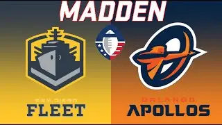 Alliance of America Football (AAF) Madden Simulation San Diego Fleet vs Orlando Apollos