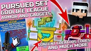 GODLIKE LEAGUE / CONTENT CREATORS CODE / PURSUED SET AND MORE - IDEAS FOR UPDATE 10 | Pixel Gun 3D
