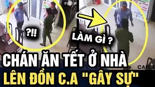 Chán ĂN TẾT NHÀ, người đàn ông đến đồn KIẾM CHUYỆN với công an | Tin 3 Phút