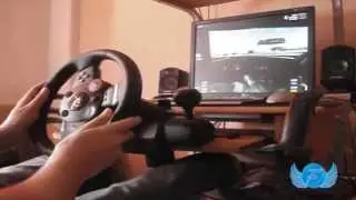 Live For Speed - Logitech Driving Force GT + Logitech Attack 3 .