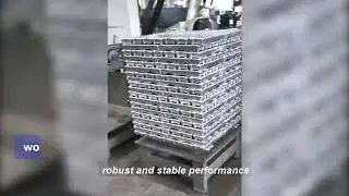 Robot Aluminum Ingot Stacking Machine , Aluminum Ingot Stacker