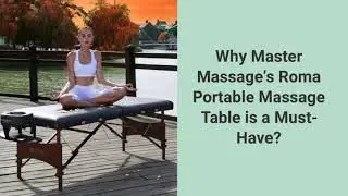 Master Massage&rsquo;s Roma Portable Massage Table