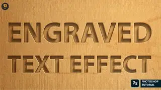 How to Make Engraved Text in Photoshop (Beginner Friendly)