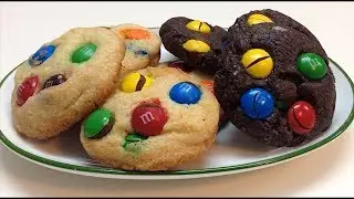 M&M's Cookies Without Oven | Chocolate M&M's Cookies