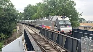 NJ Transit Trains  (Main Line) First & Final Day at Kingsland & Lyndhurst Station!