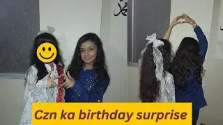 Giving a Small Birthday Gift to My Czn 💝