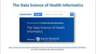 The Data Science of Health Informatics