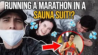 Running a Marathon in Sauna Suits!? Does it Work!? Losing Weight Quick!!