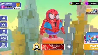 Fall Guys Mobile - Gameplay Walktrough Part 10 - Spider-Man Bundle (iOS Android)