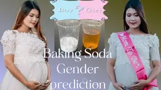 Boy or Girl?🤔| Baking Soda Gender Prediction Test|