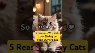5 Reasons Why Cats Love Sitting on Their Owner&rsquo;s Lap #cat #catlover