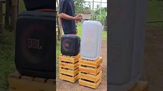 JBL PartyBox Club 120 & PartyBox Encore Essential 2 (AURACAST Mode) #audio #jbl #usa #shortvideo