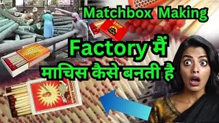 देखिए माचिस कैसे बनती है / Matchbox Making Factory Hindi Video / Matchbox Manufacturing
