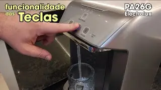 Como usar o purificador Electrolux PA26G, funcionalidade de cada tecla e pra que serve