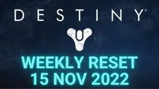 Destiny 1 - Weekly Reset - Vendor and Faction Inventory, Weapons and Loot - 15 Nov 2022, 11-15-2022