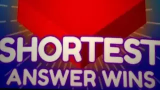 My first video (shortest answer wins)