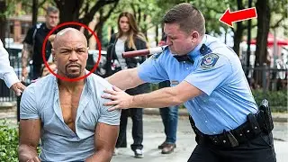 Racist Cop Hits Floyd Mayweather with a Cop Baton, Instant Payback Hits Him So Hard When He Realizes