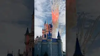 Daytime fireworks at Magic Kingdom 🏰  #waltdisneyworld #disneyworld #magickingdom #disney #wdw