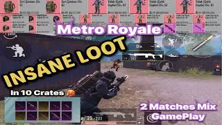 The BEST LOOT Ever | Metro royale 90 FPS Gameplay (2K)