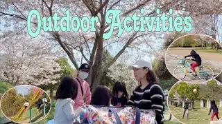 Enjoying Outdoor Activities | Tonboike Park |Spring Holiday🇯🇵