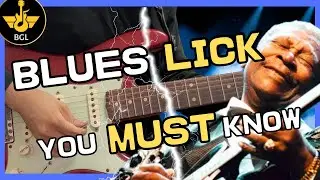 Blues lick of the week from Blues Guitar Lab Library/Blues Lick in P4/Tabs & Theory in BGL