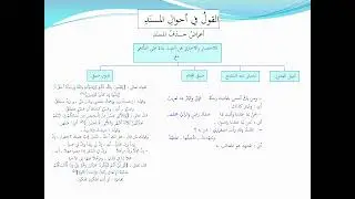031 البلاغة والفصاحة   القول في أحوال المسند     arabic rhetoric