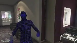 GTA Online Guest List Freebies - Blue Wireframe Bodysuit