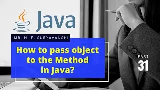 How to pass object to the method in Java? (31) || #Java Programming